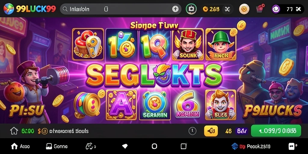 Tampilan gameplay Slot yang mengasyikkan di 99LUCK99.