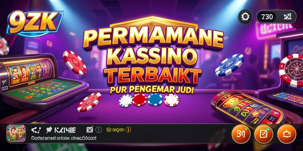 Tampilan gameplay menarik dari aplikasi Kasino 9ZK.