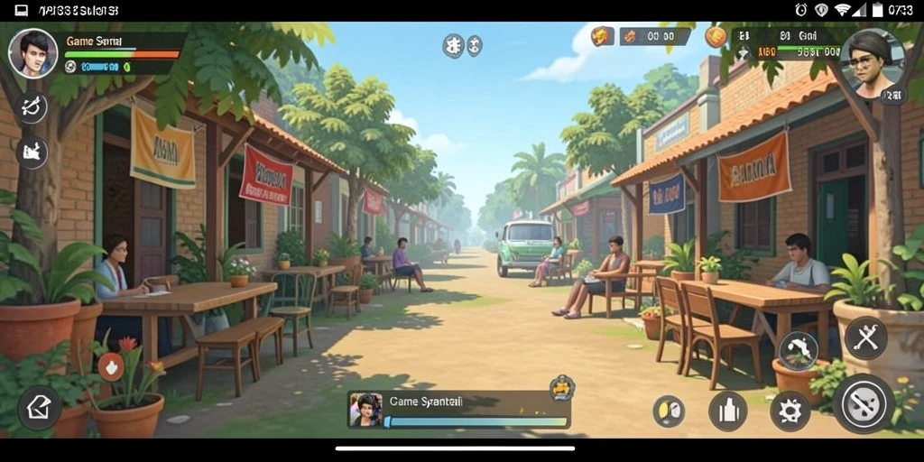 Tangkapan layar gameplay API33 menampilkan grafis cerah dan antarmuka yang ramah pengguna.