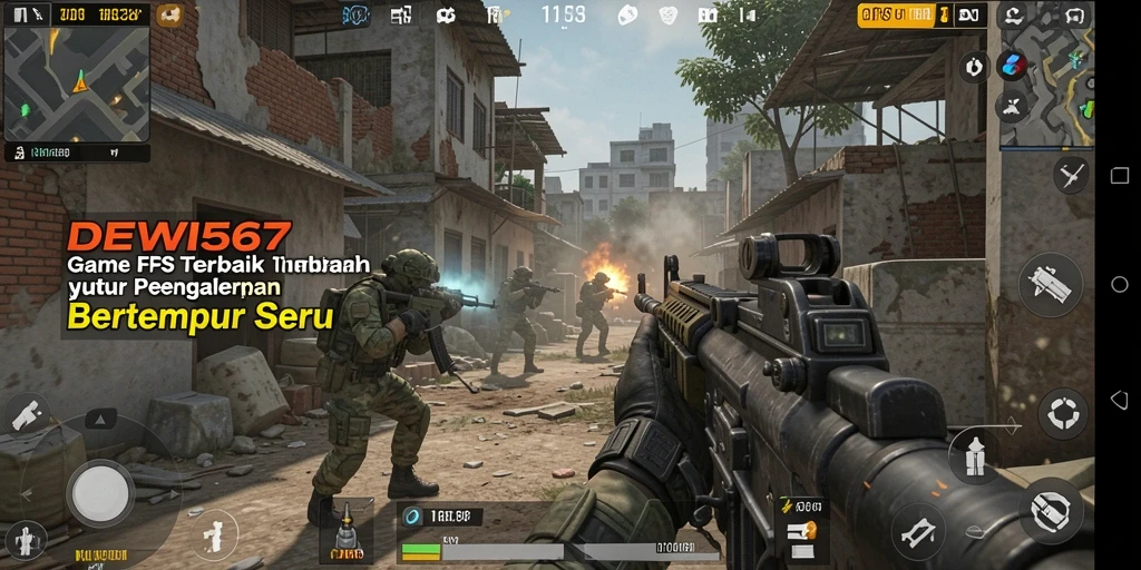 Screenshot gameplay DEWI567 yang menunjukkan aksi menembak seru.