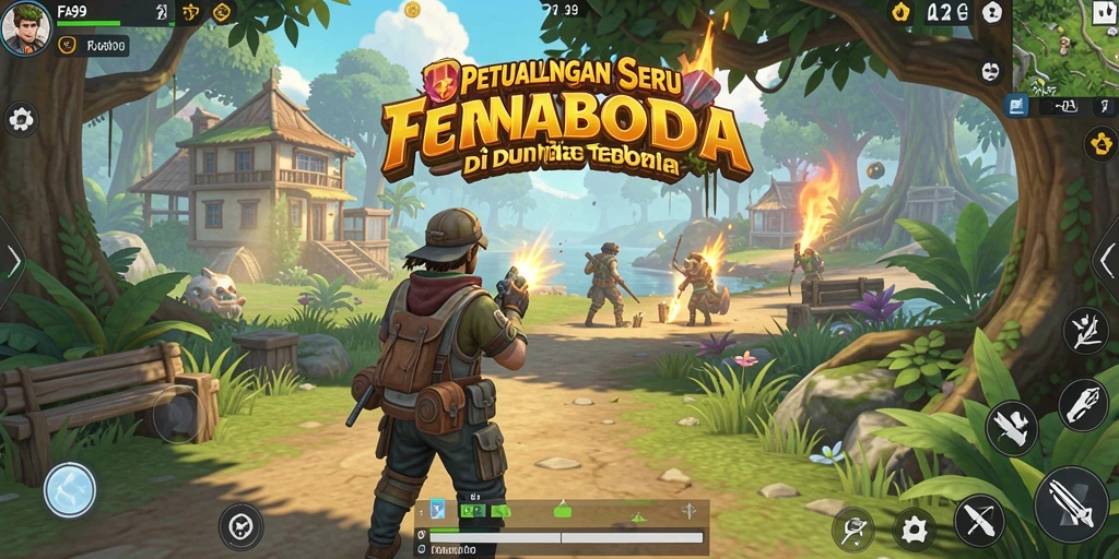 Tampilan gameplay yang menakjubkan dari dunia terbuka FA99.
