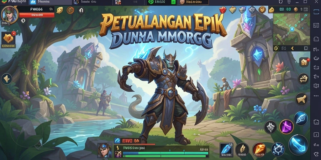 Tampilan menarik dari gameplay epik FW66 saat berpetualang.
