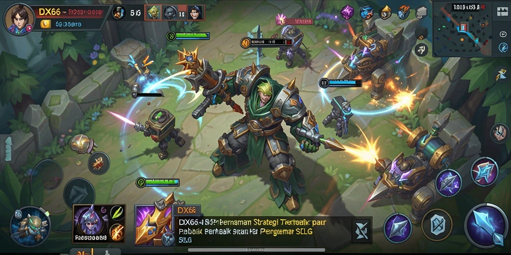 Tampilan gameplay menegangkan dari game SLG IDX66.