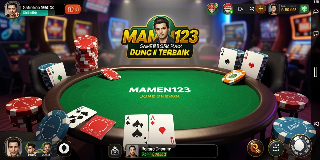 Gambaran gameplay menarik dari MAMEN123 saat bermain Poker.