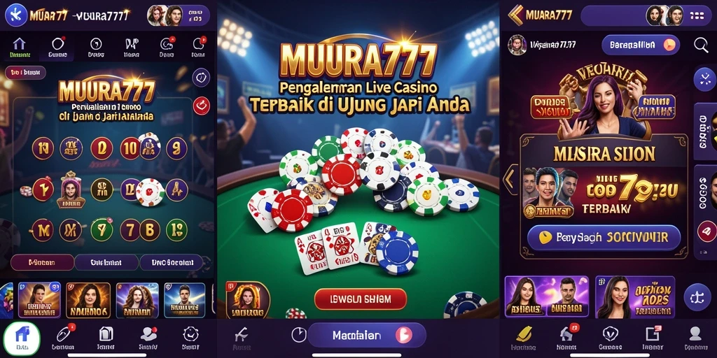 Screenshot gameplay MUARA777 yang menampilkan dealer dan pemain dalam suasana Live Casino.