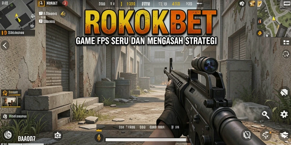 Tampilan gameplay ROKOKBET yang menegangkan dan seru.