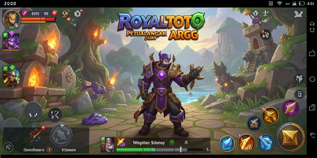 Tangkapan layar gameplay seru dari ROYALTOTO dengan aksi pertempuran menegangkan.
