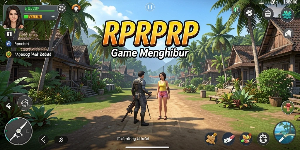 Tampilan gameplay RPRPRP yang mengasyikkan dan penuh warna.