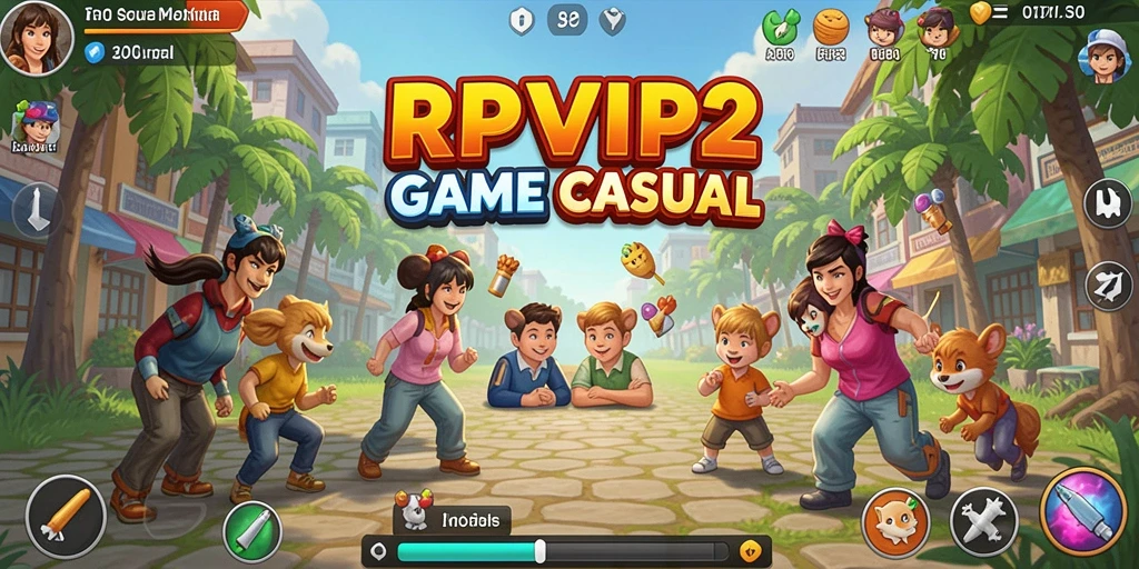 Screenshot RPVIP2 menampilkan suasana gameplay yang menyenangkan.