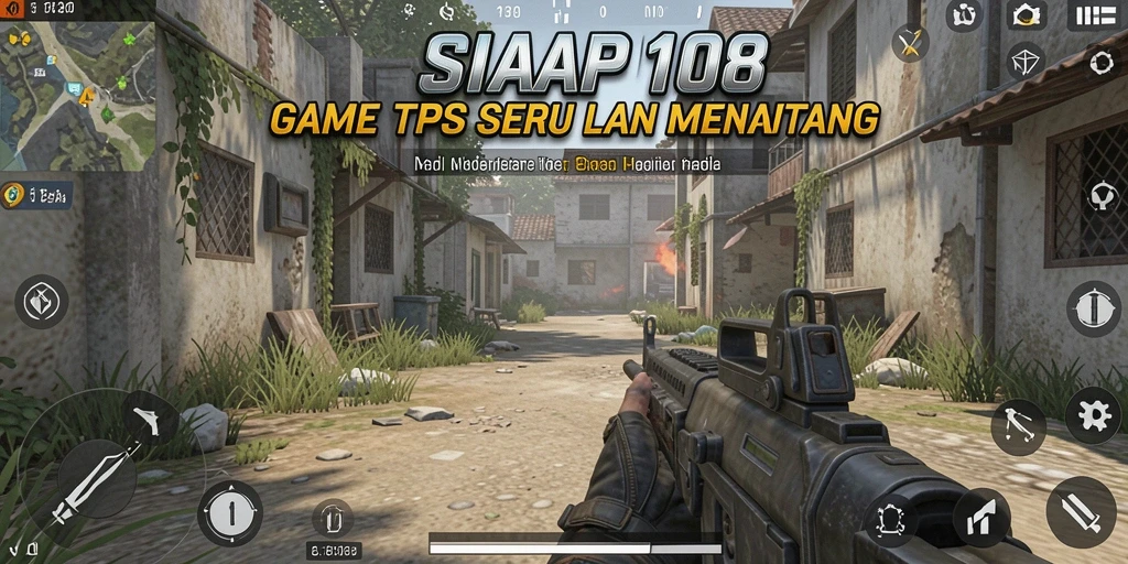 Screenshot gameplay SIAP108 menunjukkan aksi intens dan strategi tim yang menarik.