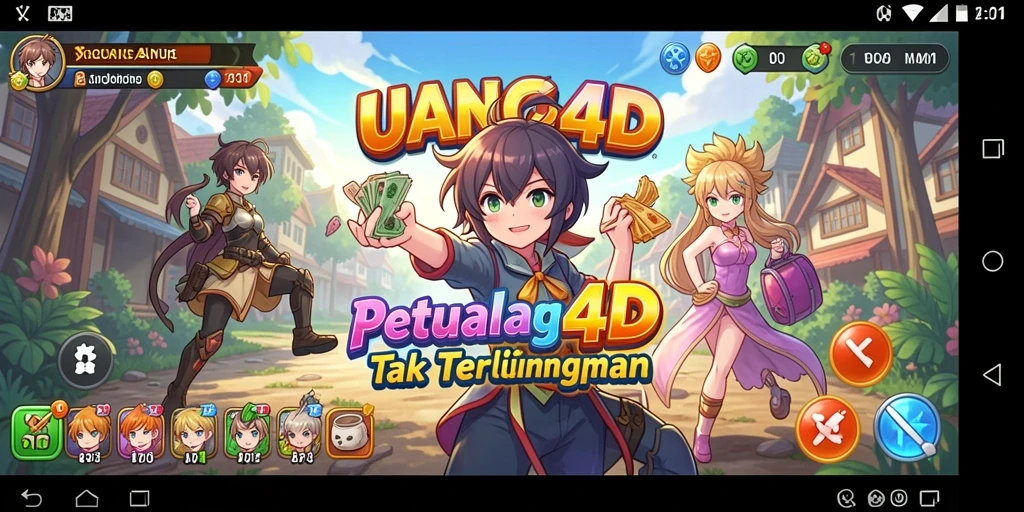 Screenshot gameplay UANG4D yang menampilkan aksi seru.
